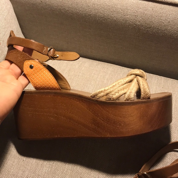 Wood Marant 9iehdb2yew Isabel Wedge Sandals Nwt Etoile htQrdCxs